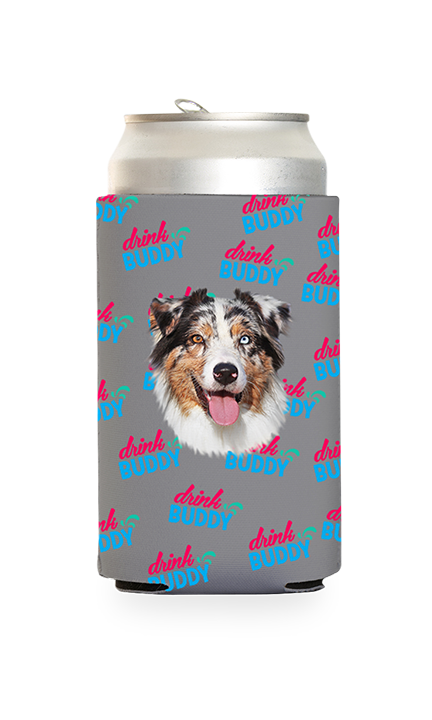 Custom Drink Buddy Logo Can Cooler