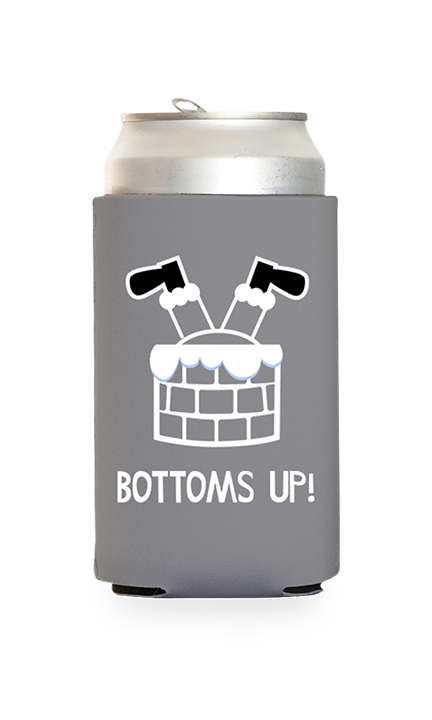 Bottoms Up Predesigned Can Cooler