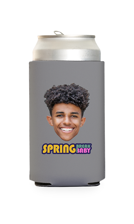 Custom Spring Break Baby Can Cooler