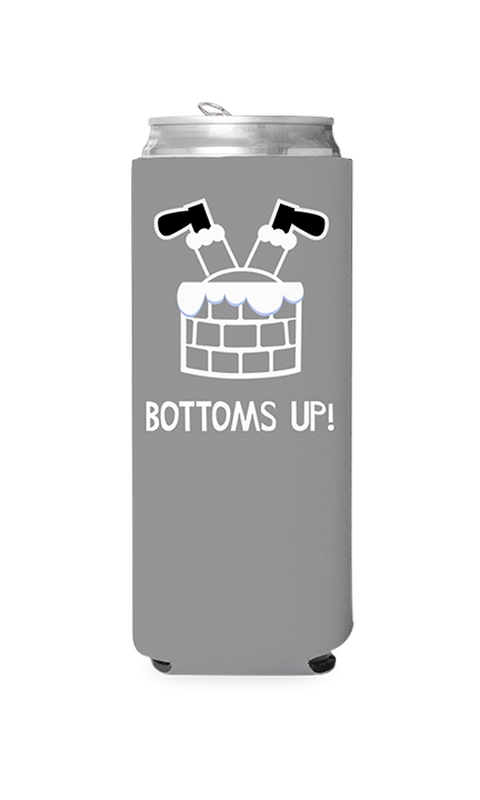 Bottoms Up Predesigned Can Cooler