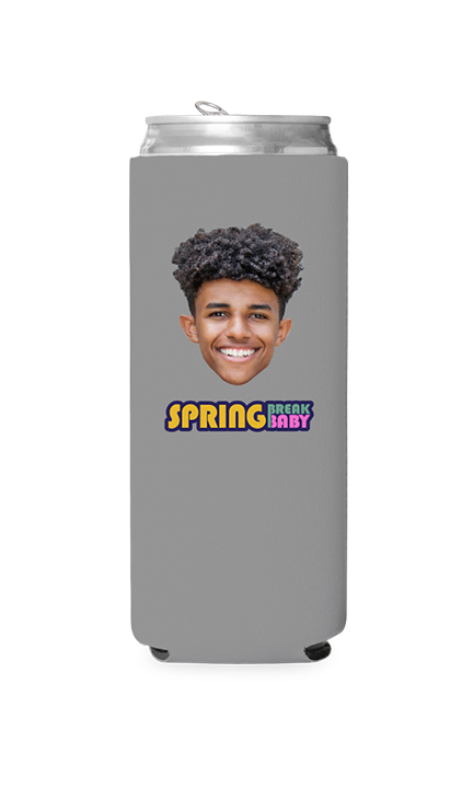 Custom Spring Break Baby Can Cooler