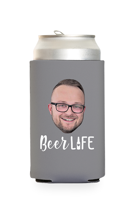 Custom Beer Life Can Cooler