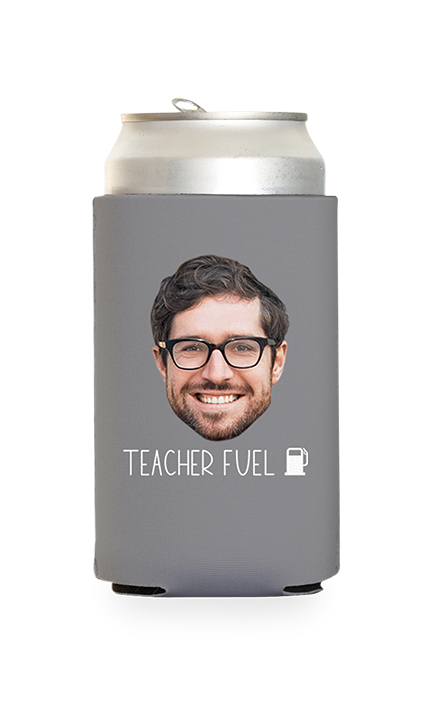 Custom Teacher Fuel Can Cooler