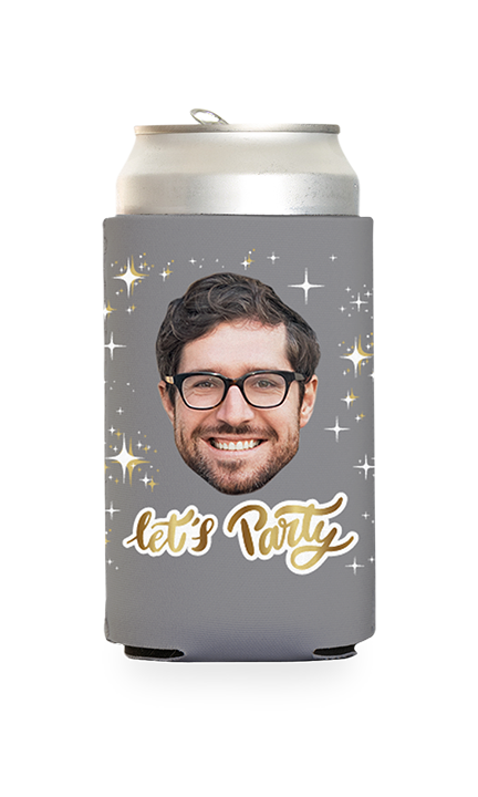 Custom Let's Party Can Cooler