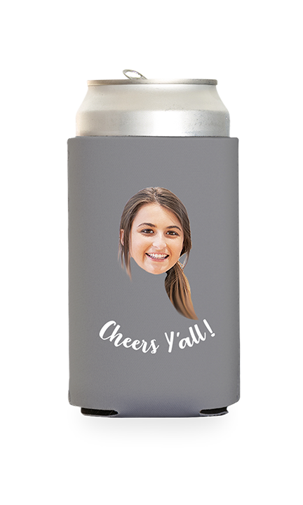 Custom Cheers Y'all Can Cooler