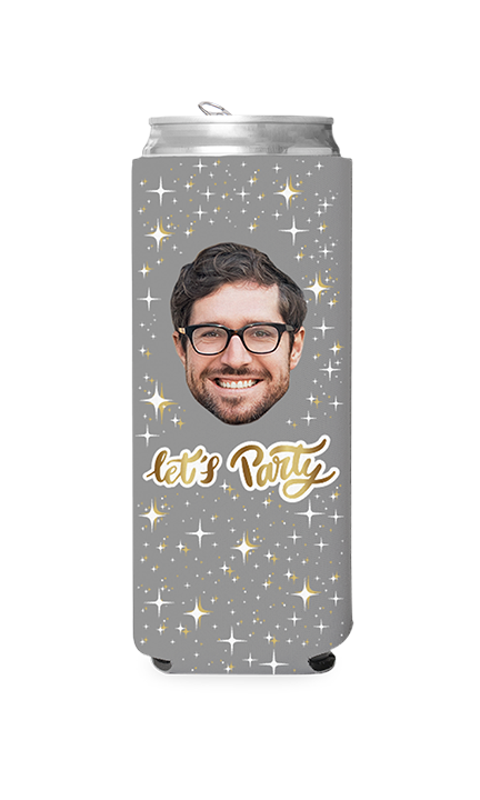 Custom Let's Party Can Cooler