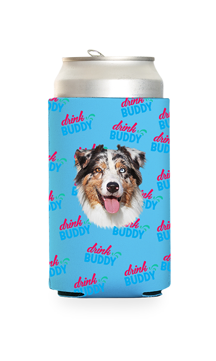 Custom Drink Buddy Logo Can Cooler