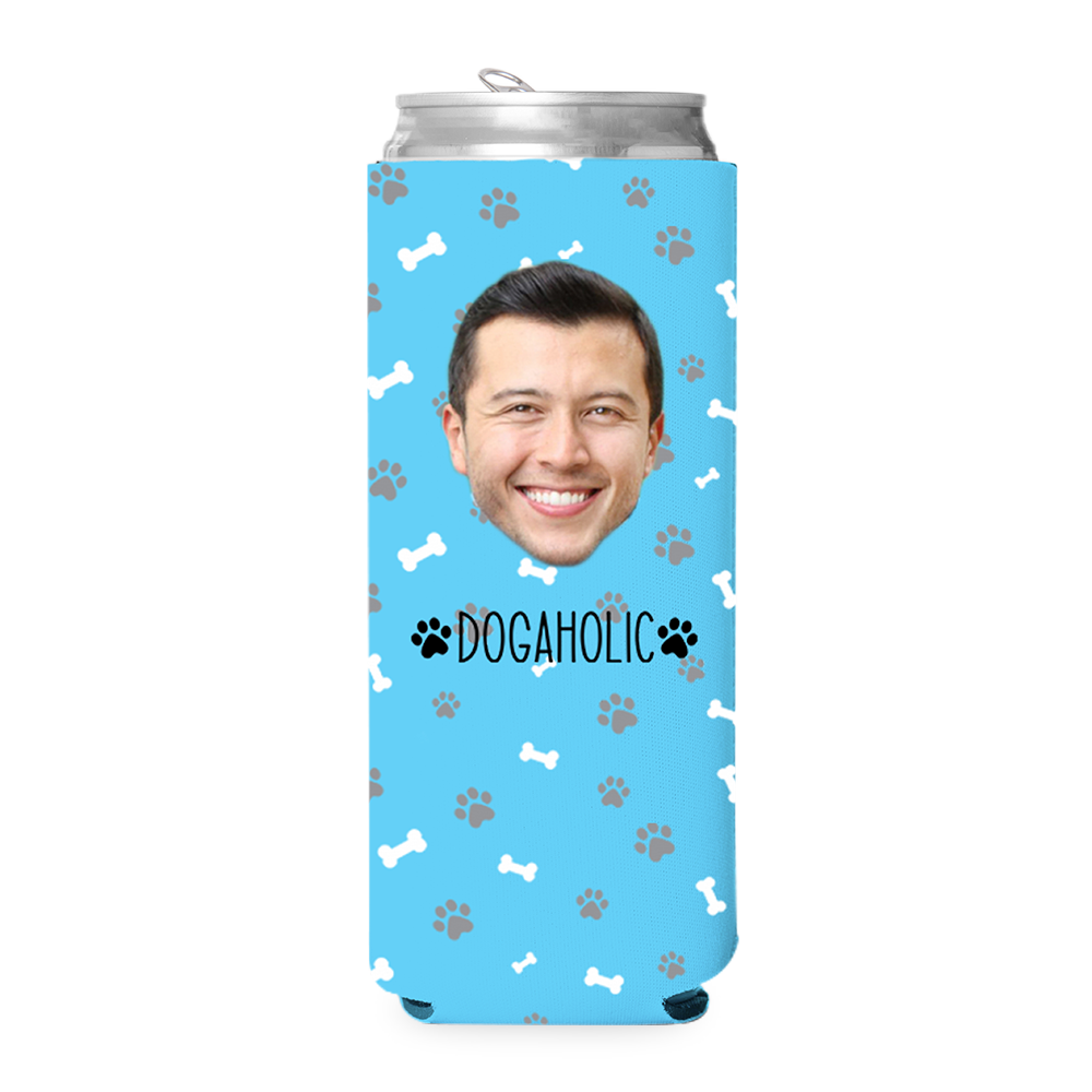 Custom Dogaholic Can Cooler