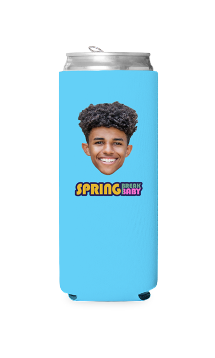 Custom Spring Break Baby Can Cooler