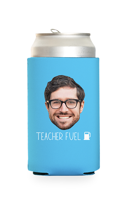 Custom Teacher Fuel Can Cooler