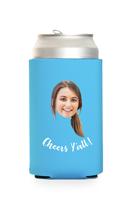 Custom Cheers Y'all Can Cooler
