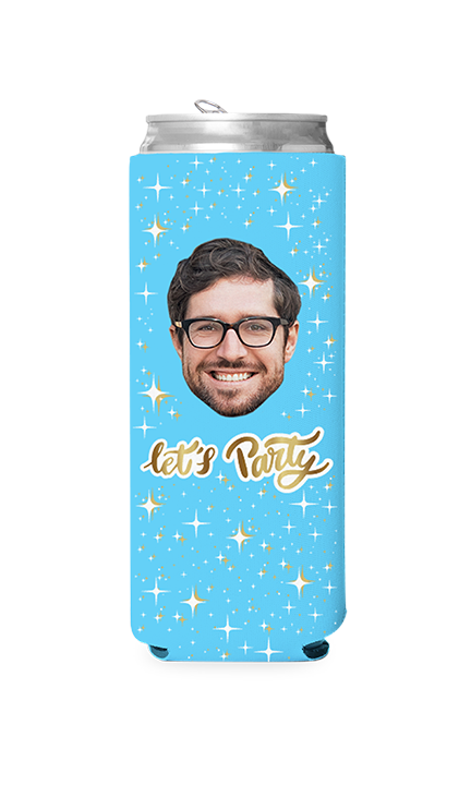 Custom Let's Party Can Cooler