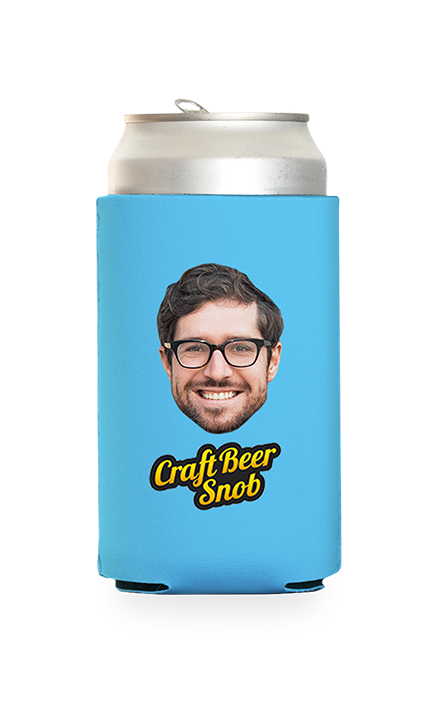 Custom Craft Beer Snob Can Cooler