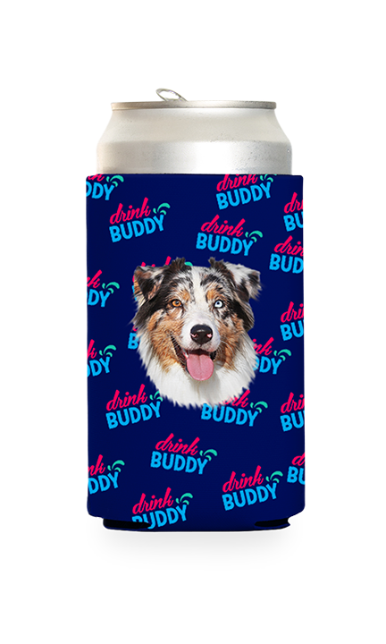Custom Drink Buddy Logo Can Cooler