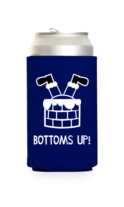 Bottoms Up Predesigned Can Cooler