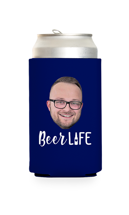 Custom Beer Life Can Cooler