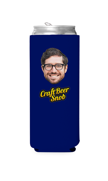 Custom Craft Beer Snob Can Cooler