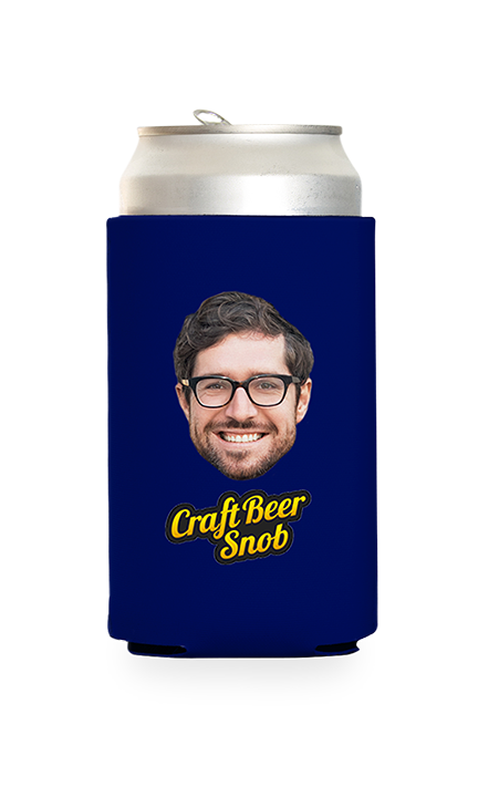 Custom Craft Beer Snob Can Cooler