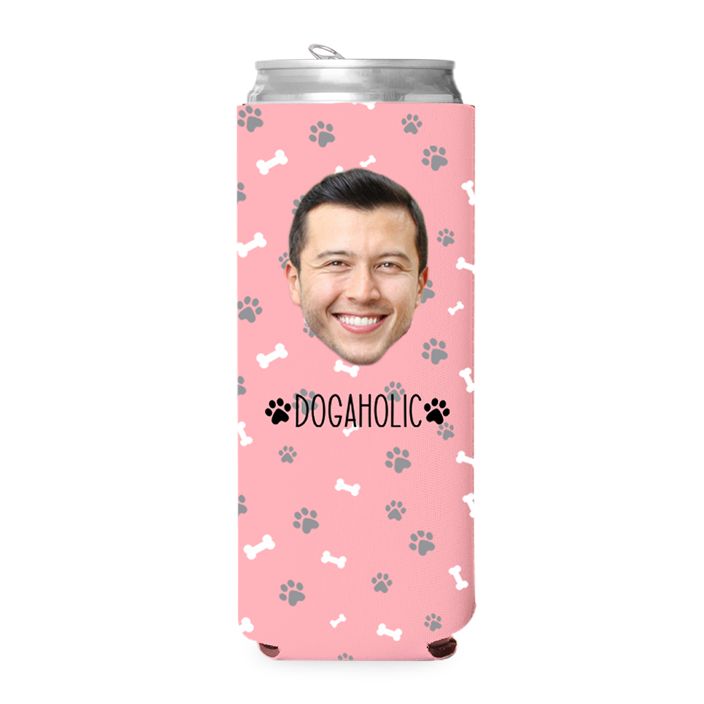 Custom Dogaholic Can Cooler