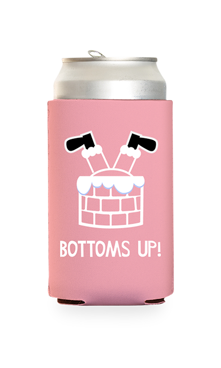 Bottoms Up Predesigned Can Cooler