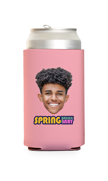 Custom Spring Break Baby Can Cooler
