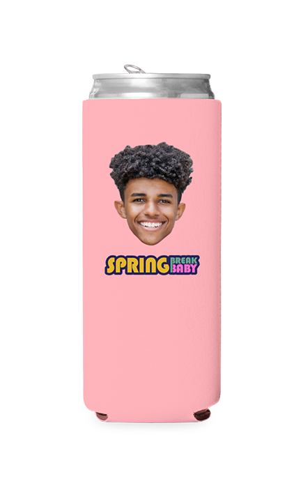 Custom Spring Break Baby Can Cooler