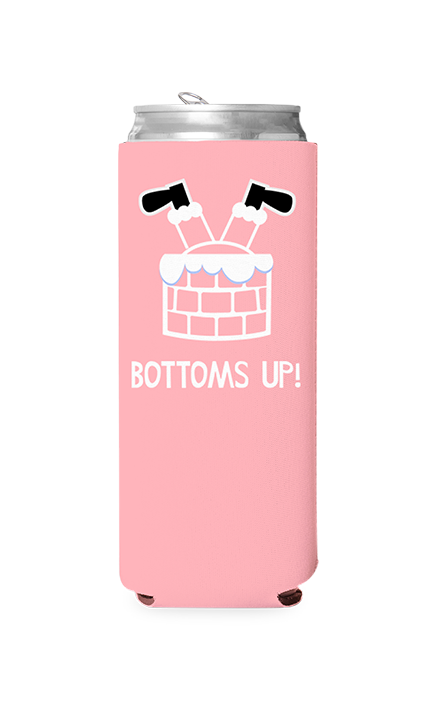 Bottoms Up Predesigned Can Cooler