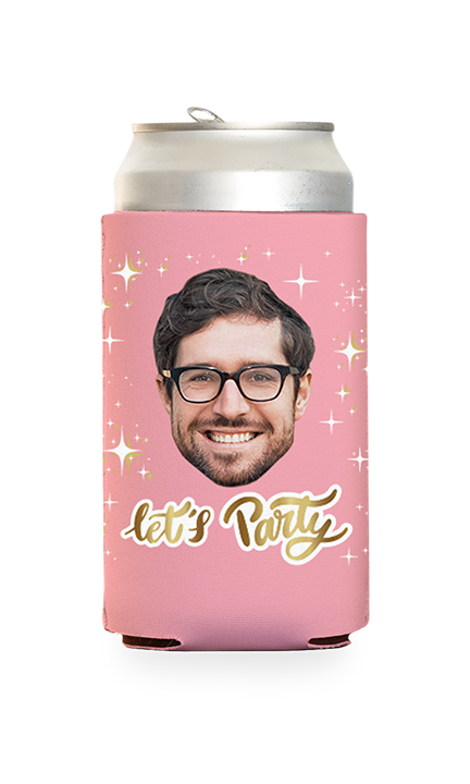 Custom Let's Party Can Cooler
