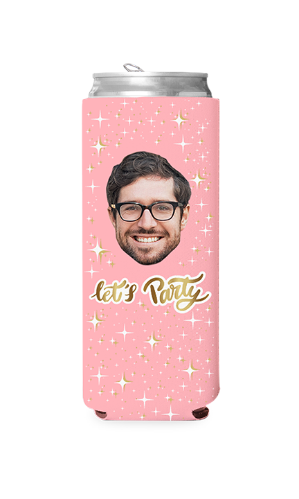 Custom Let's Party Can Cooler