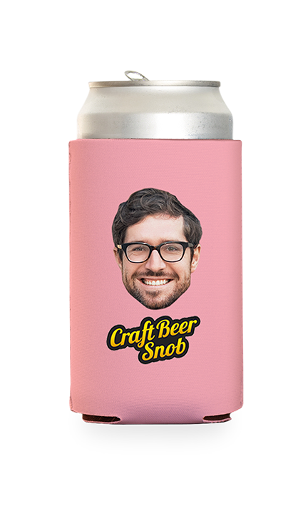 Custom Craft Beer Snob Can Cooler