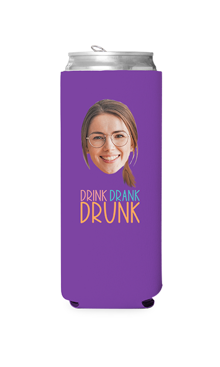 Custom Drink Drank Drunk Can Cooler