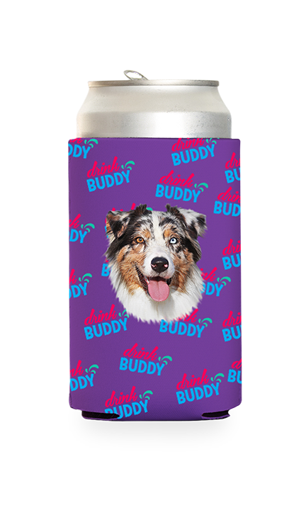 Custom Drink Buddy Logo Can Cooler
