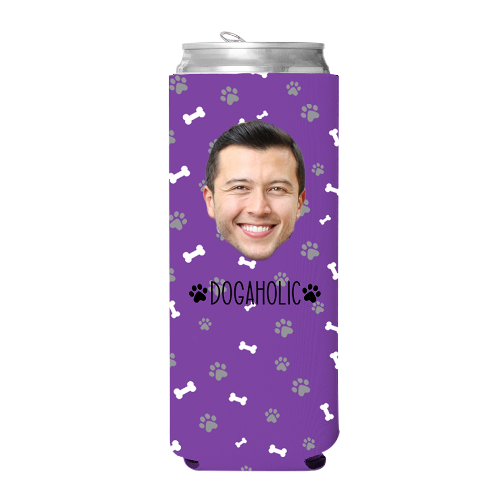 Custom Dogaholic Can Cooler