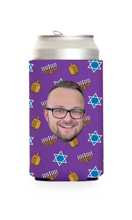 Custom Hanukkah Can Cooler