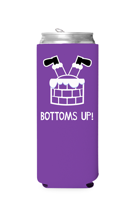 Bottoms Up Predesigned Can Cooler