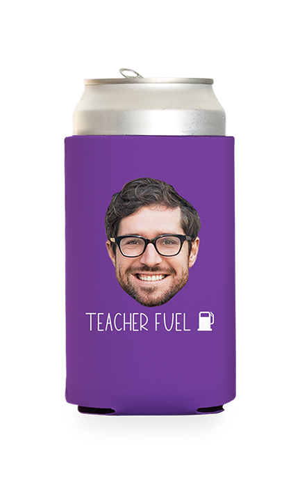 Custom Teacher Fuel Can Cooler