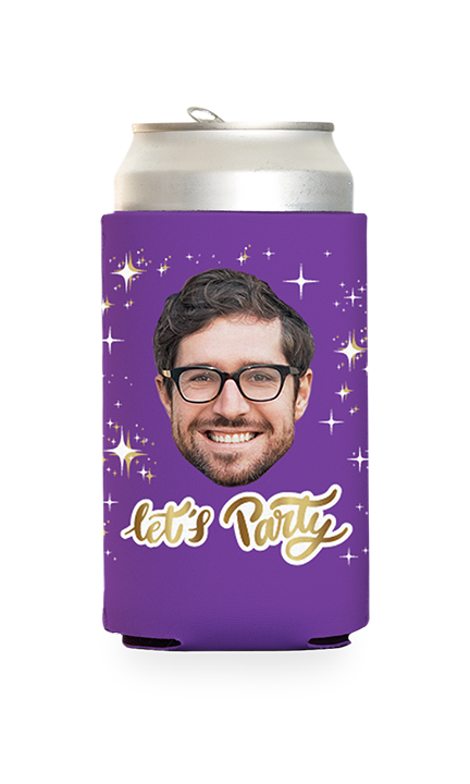 Custom Let's Party Can Cooler