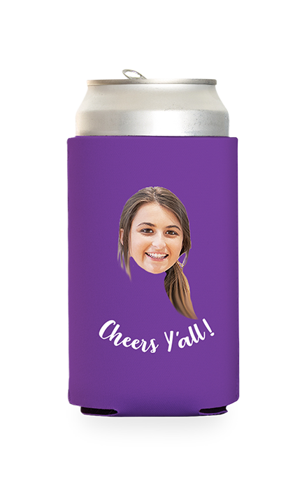 Custom Cheers Y'all Can Cooler
