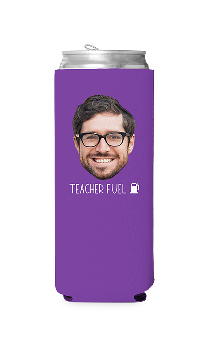 Custom Teacher Fuel Can Cooler