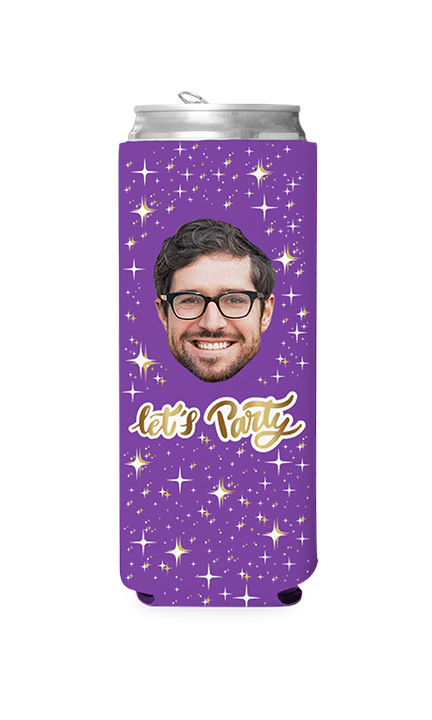 Custom Let's Party Can Cooler