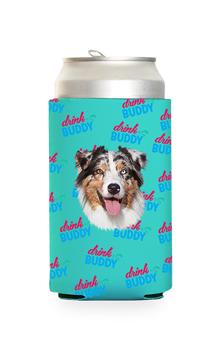 Custom Drink Buddy Logo Can Cooler