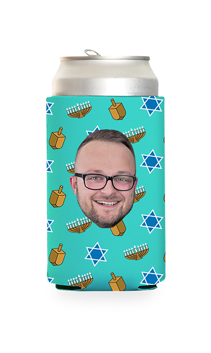 Custom Hanukkah Can Cooler