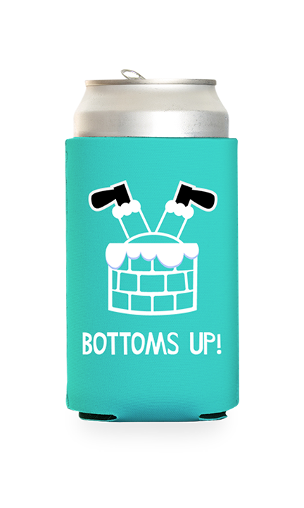 Bottoms Up Predesigned Can Cooler