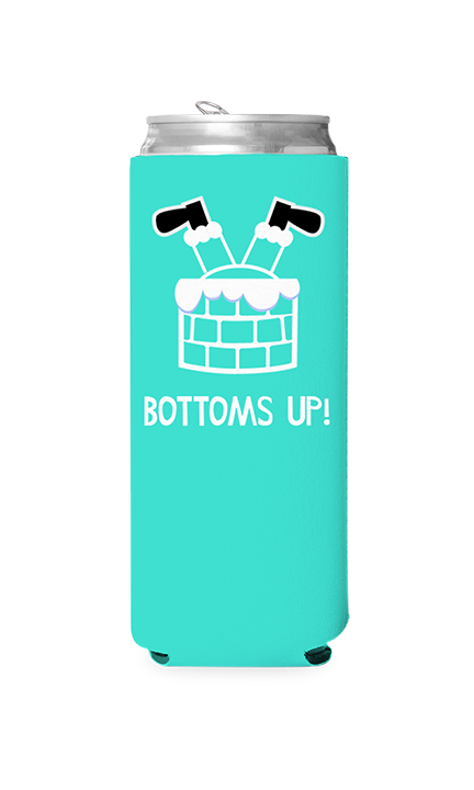 Bottoms Up Predesigned Can Cooler