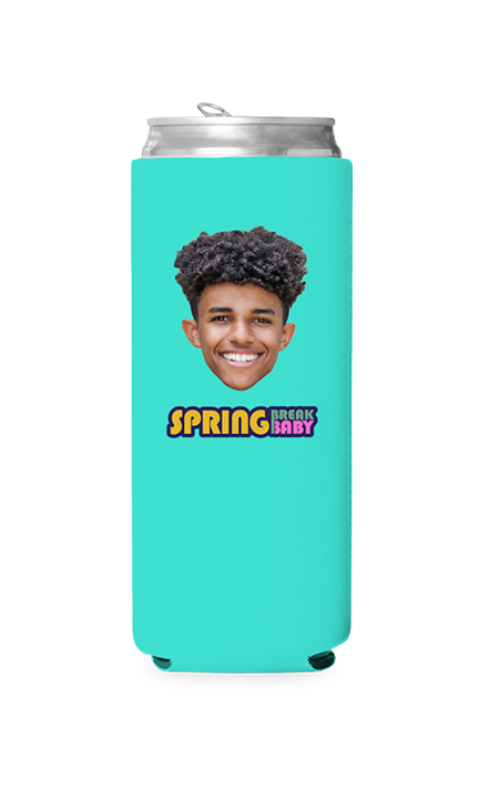 Custom Spring Break Baby Can Cooler