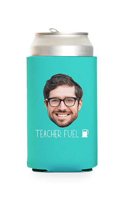 Custom Teacher Fuel Can Cooler