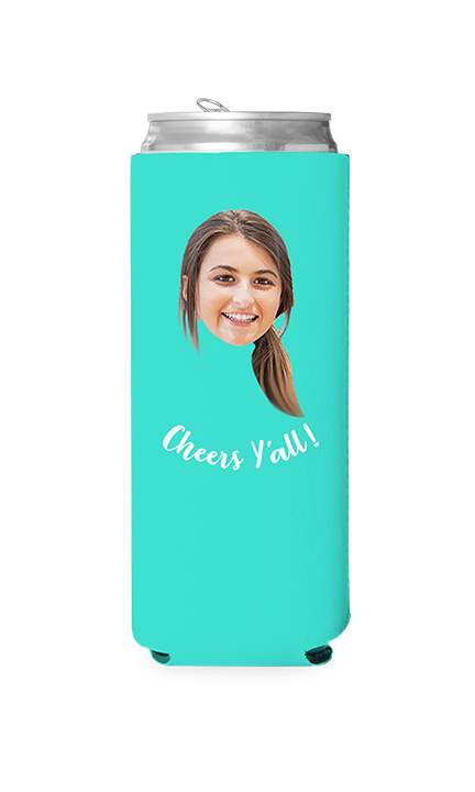 Custom Cheers Y'all Can Cooler