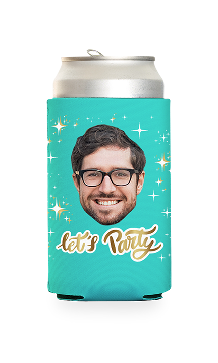 Custom Let's Party Can Cooler