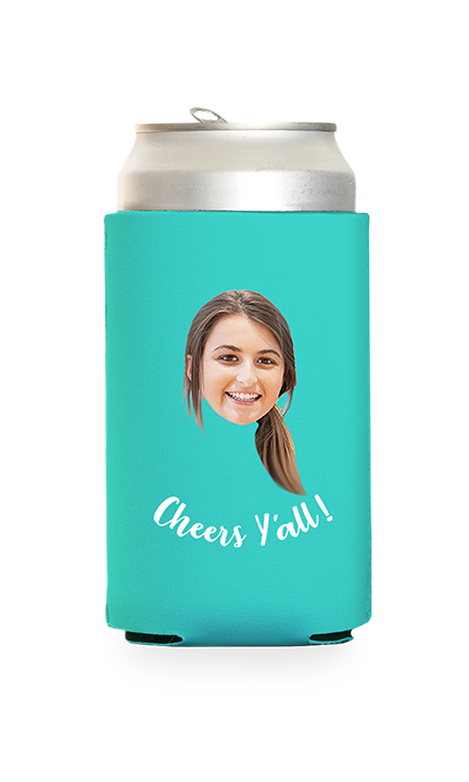 Custom Cheers Y'all Can Cooler