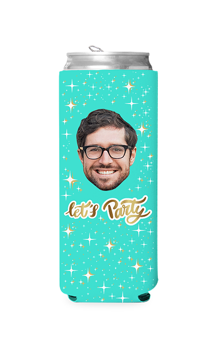 Custom Let's Party Can Cooler